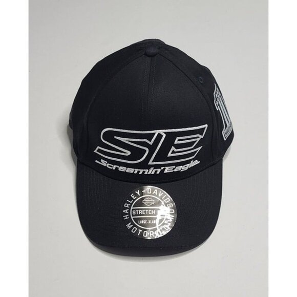 Harley-Davidson Screamin' Eagle SE #1 King of the Baggers Logo Fitted Hat - Picture 2 of 6